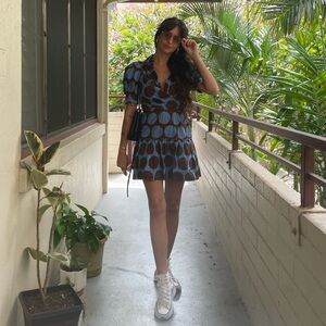 FarmRio for Anthropologie mini dress